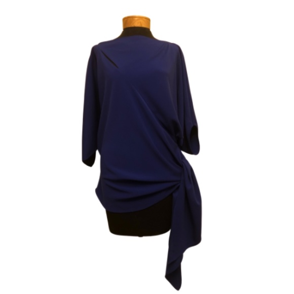 JACKIE ROGERS SIDE-TIE SHANNON TOP WITH KEYHOLE NECK - Picture 3 of 7